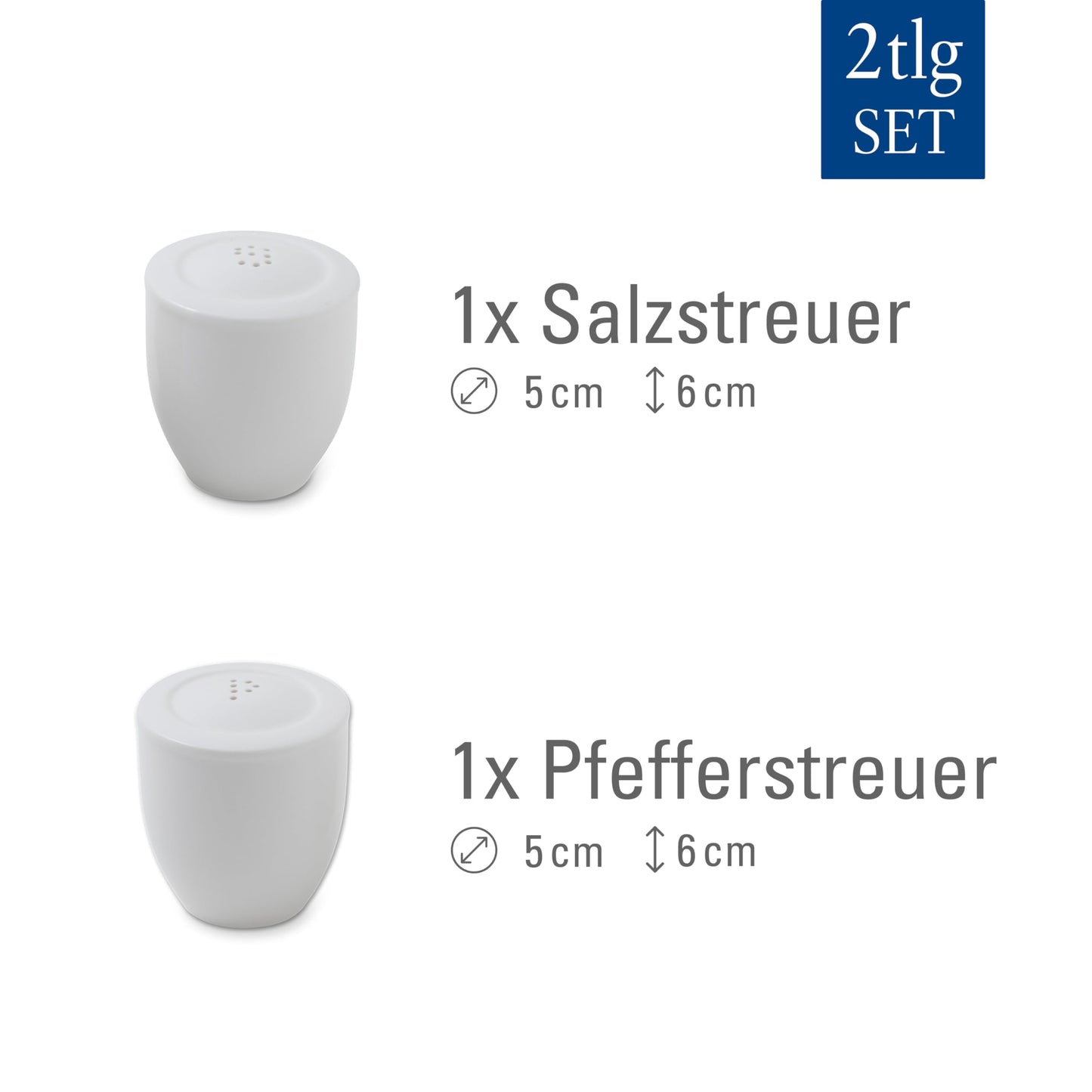 Villeroy & Boch For Me Salt & Pepper Set, 2oz