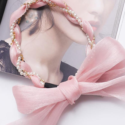 UUYYEO 50 Yards x 6 cm Chiffon Crinkle Ribbon Wedding Invitation Ribbon Flower Bouquet Ribbon Bridal Shower Decorating Ribbons Gift Wrapping Ribbons Fabric Bow Making Ribbons Black