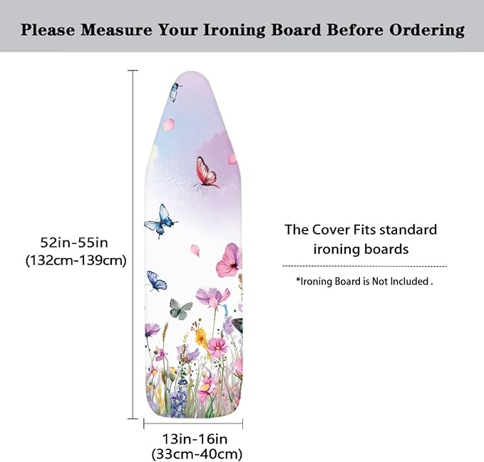 Colorful Flower Butterfly Ironing Covers