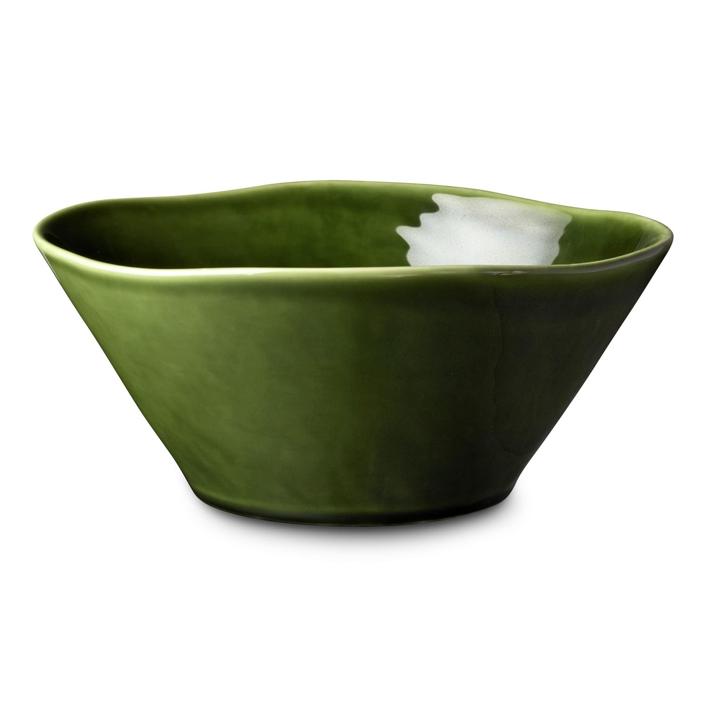Verde Deep Stoneware Bowl 10.5 x 4.5 Inches - 88 oz, Perfect for Salads, Soups, and Serving