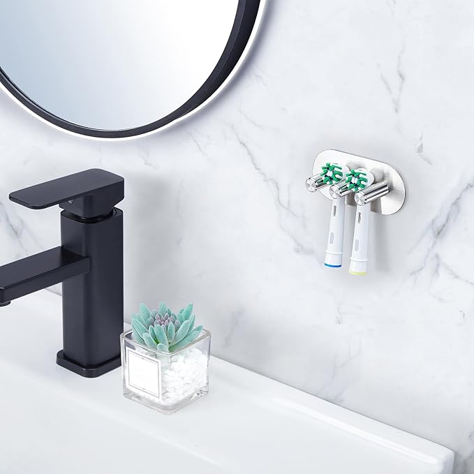 Electric Toothbrush Head Holder, Toothbrush Holders Wall Mounted, Adhesive