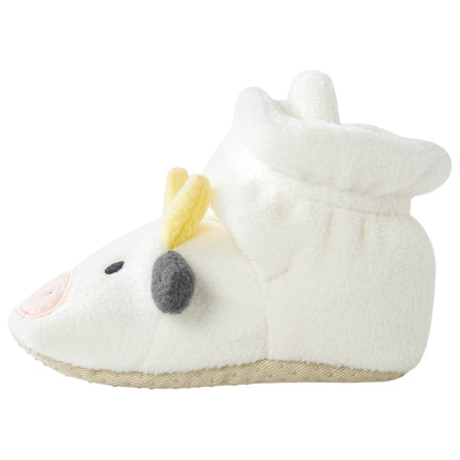 pureborn Baby Boys Girls Shoes Fleece Cozy Fall Winter Booties Warm Slippers Bedroom Boots Cow 0-3 Months