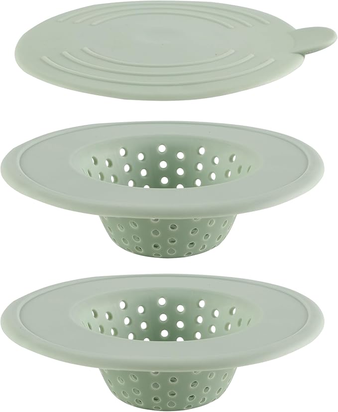 COOK WITH COLOR Kitchen Sink Strainer, Flexible Sink Strainer, Sink Drain