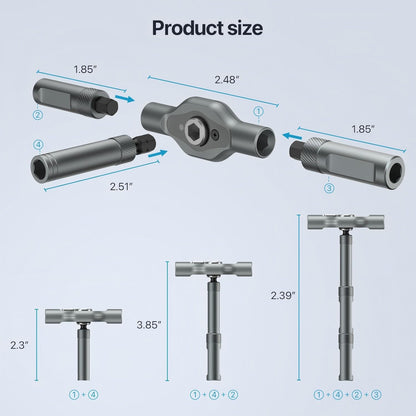 DYLIFE 24 in 1 Magnetic Screwdriver Set, DIY Ratchet Mini Removable Self-Assembly Precision Screwdriver Tool Kit, Magnetic DIY Precision Tool Kit with Variety Head Styles for PC/Mobile/Watch/Bicycle