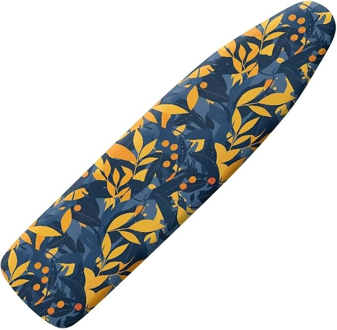 Forest Leaves Ironing Board Cover, Modern Plant Leaf Grade Standard Size
