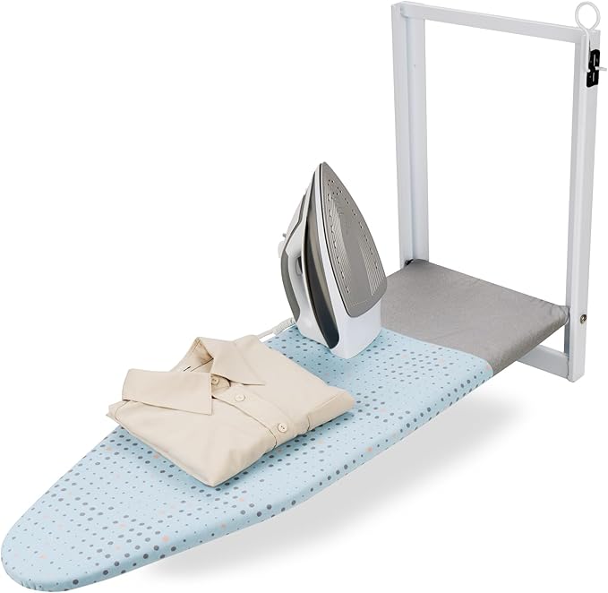 SheeChung Wall Mount Ironing Board 36"X12", Compact Wall Ironing Board