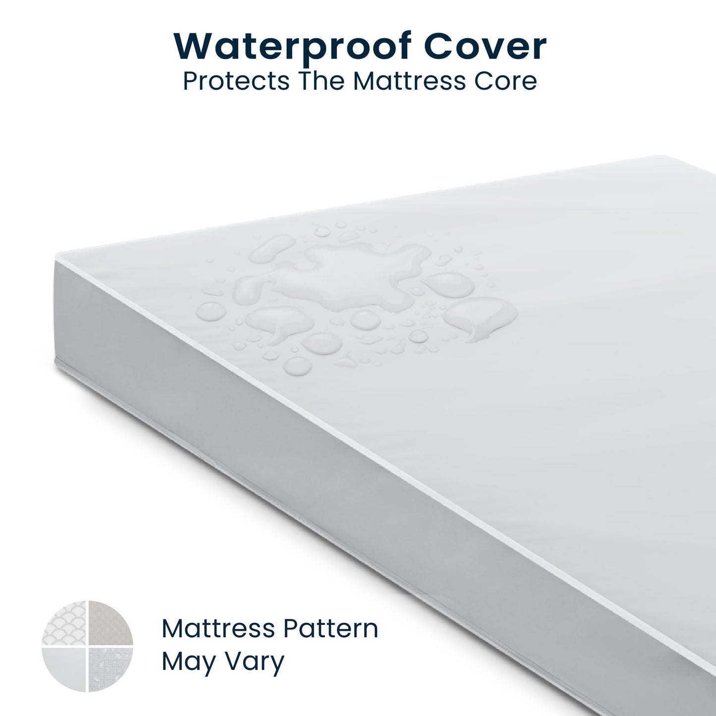 Serta Perfect Start Limited Dual Sided Baby Crib Mattress and Toddler Mattress, Breathable Fiber Core, GREENGUARD Gold Certified, Waterproof, 7 Year Warranty, Made in USA