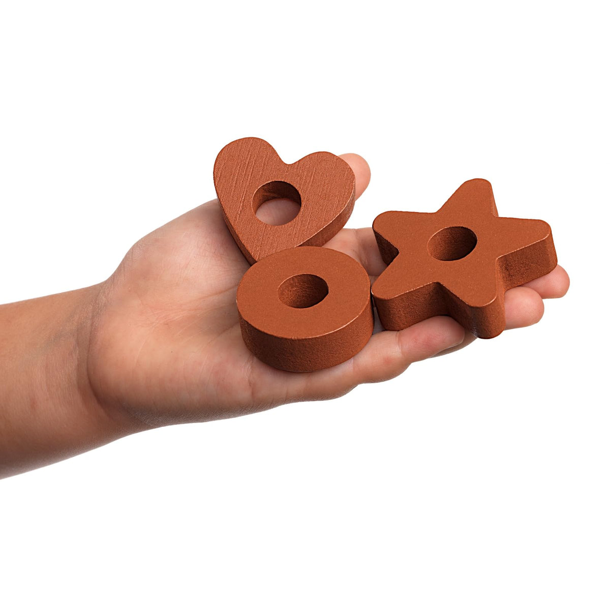 Excellerations Wooden Shape Number Counter - Natural