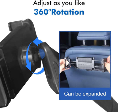 ZACITLEI Car Headrest Tablet Holder for BMW X5 X6 G05 G06 G60 G45, Car Back Seat Mount, Gifts Road Trip Essentials for Kids, for 6-11" Device Like iPad Pro, Air, Mini, Galaxy Tab