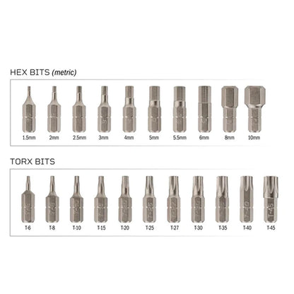 Fix It Sticks Benchtop Bit Pack | Durable Reliable Corrosion-Resistant Compact Portable Easy-to-Use Multi-Purpose Bit Kit | Fits Benchtop Tray