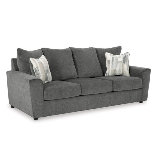 Signature Design by Ashley Stairatt Casual Sofa with Flared Arms, Gray