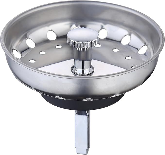 Kitchen Sink Strainer and Stopper Combo Basket Replacement