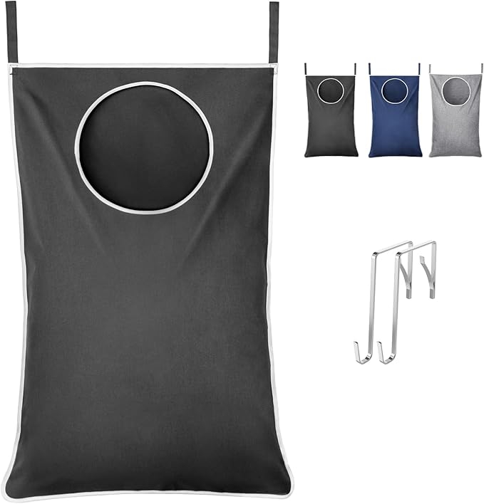 Lifewit 1 Pack Over Door Laundry Hamper, Large Collapsible Hanging Laundry