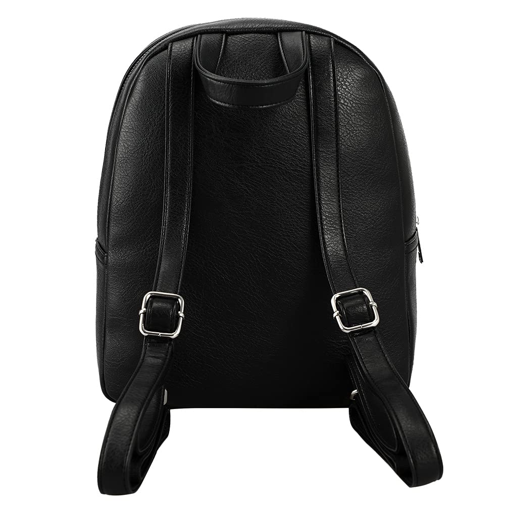 Bioworld Ghostface Glow in the Dark Horror Movie Character 11-inch Black Mini Backpack