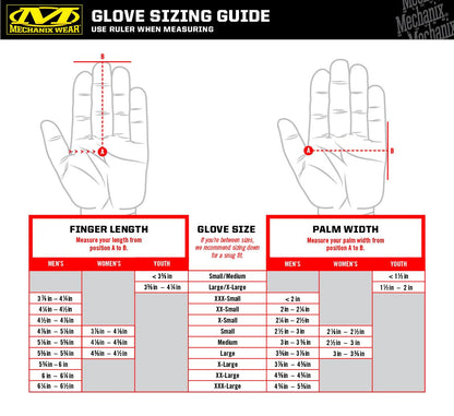 Mechanix Wear - M-Pact Covert Gloves (Small, Black) MPT-55-008
