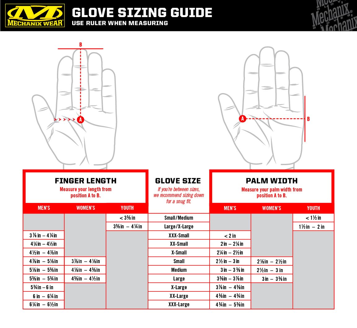 Mechanix Wear - M-Pact Gloves (X-Large, Black/Grey) MPT-58-011