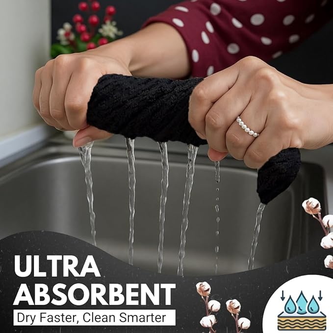 Infinitee Xclusives 100% Cotton Kitchen Towels