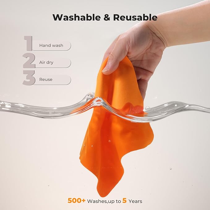 K&F CONCEPT 12 Pack Lens Cleaning Cloth | Microfiber Cleaning Cloth | Glasses