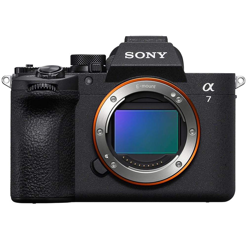 Sony ILCE-7M5M/B a7 V Full-Frame Mirrorless Camera with 28-70mm II Lens Bundle with FE 50mm F1.8 Lens, Flash Speedlight, 72" Monopod, 64GB Card, Corel Photo Video Suite, Deco Photo Camera Bag + More