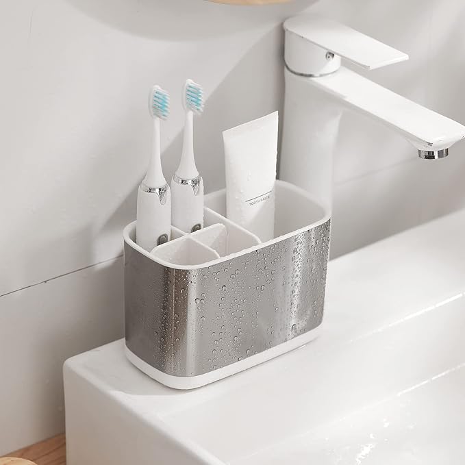 Colist Toothbrush Holder for Bathroom Stainless Steel Detachable Electric