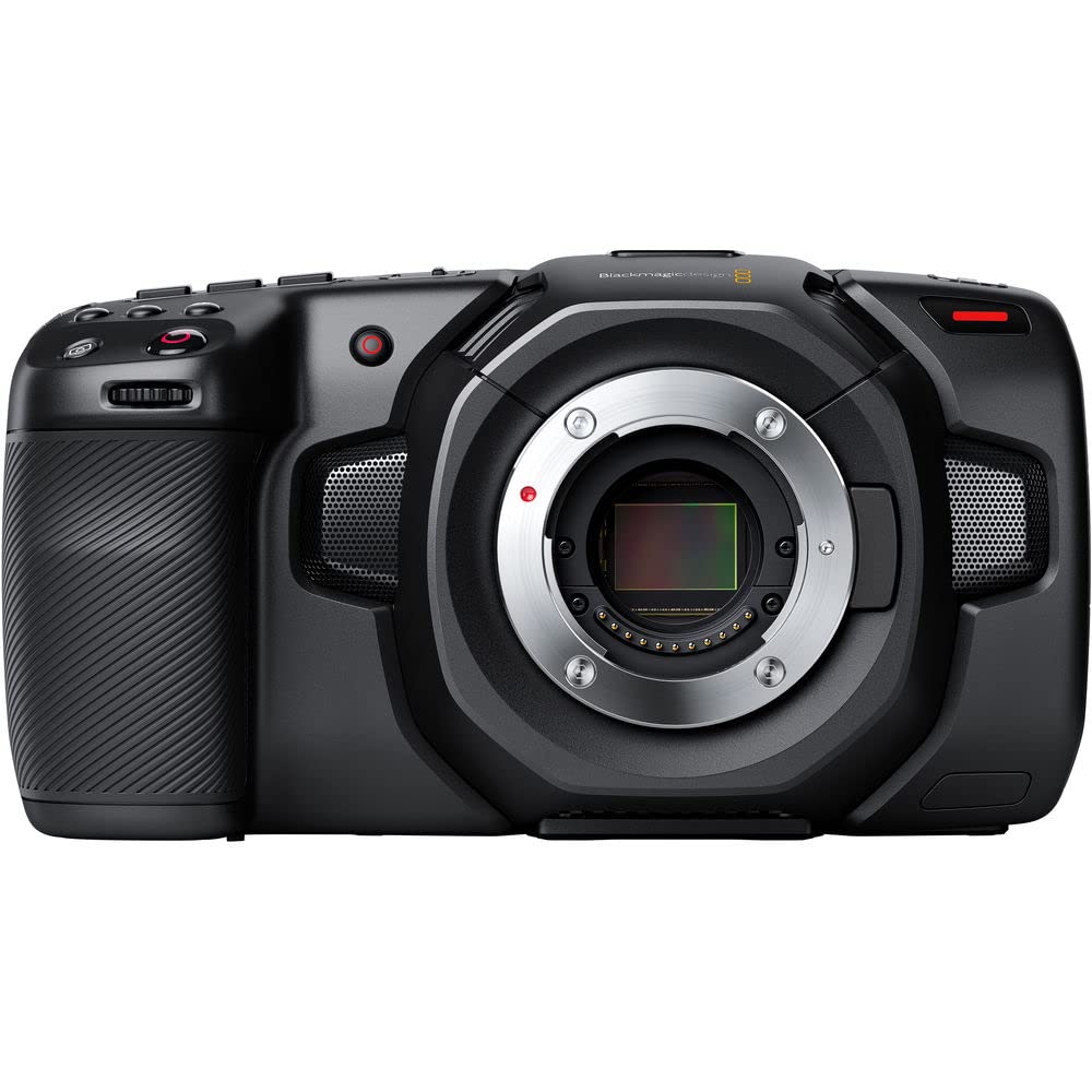 Blackmagic Design Pocket Cinema Camera 4K (CINECAMPOCHDMFT4K) + 4K Monitor + 2 x 64GB Memory Card + 3 x LPE6 Battery + External Charger + Card Reader + LED Light + Corel Photo Software + More