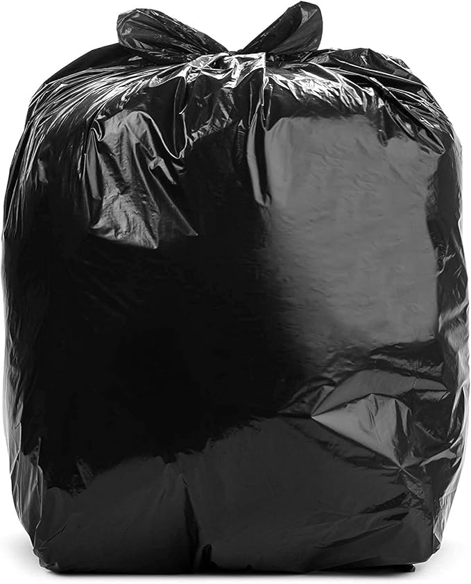 Aluf Plastics - 3 Ply Trash Bags, 56 Gallon, 1.5 Mil