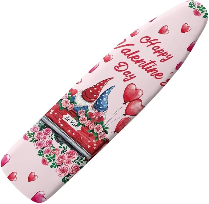 Gnome Ironing Board Cover Love Heart Standard Size 15 x 54 Stain Resistant