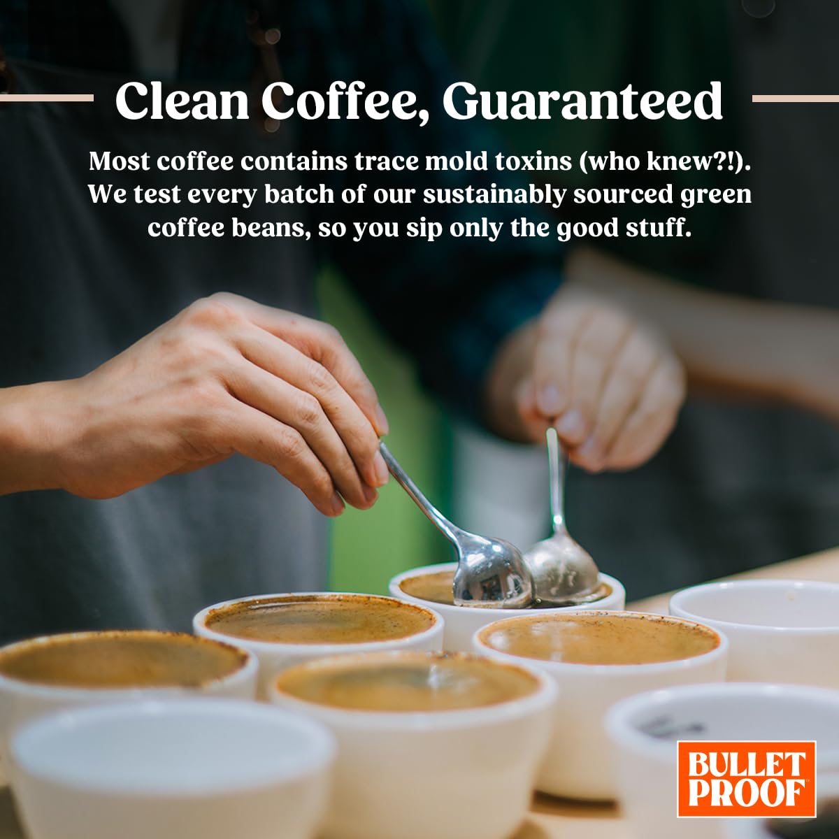 Bulletproof The Mentalist Medium-Dark Roast Ground Coffee, 12 Ounces, Clean Coffee Tested for Toxins, Packaging May Vary