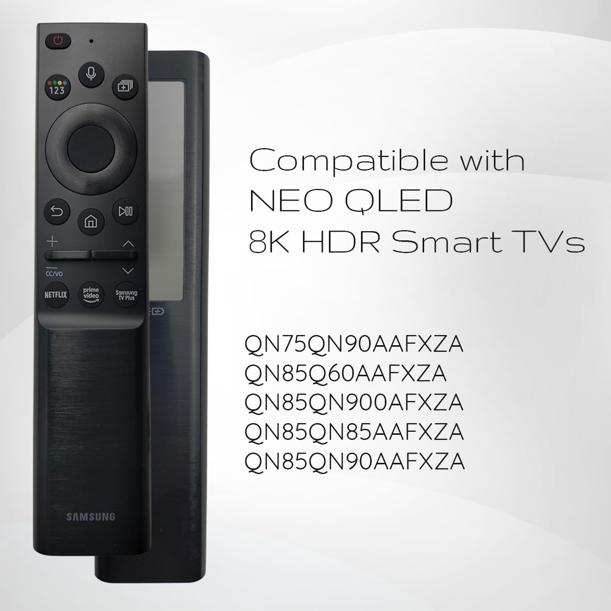 Ceybo Original Solar Voice Remote Control Replacement with YouTube Netflix Shortcut for Samsung Smart TVs, Compatible with Neo QLED 8K, QLED (BN59-01480A)