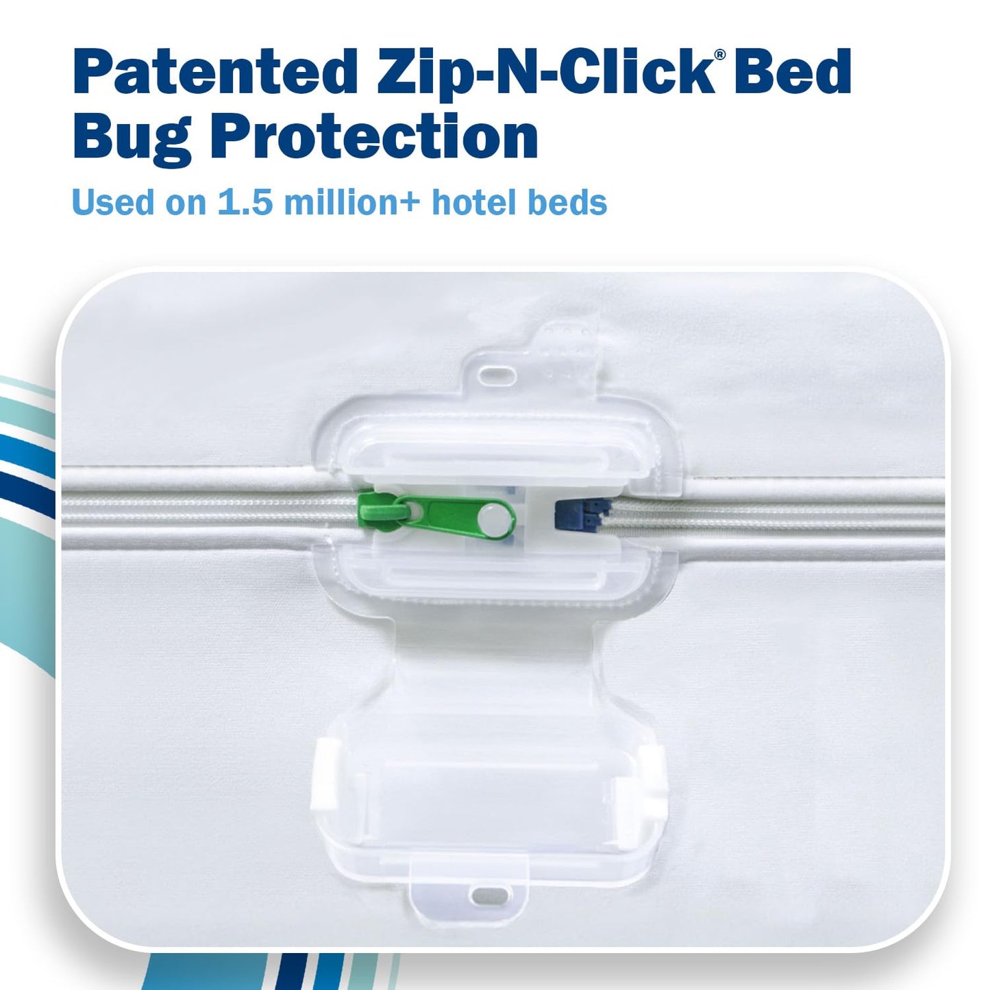 CleanRest PRO Presto! Zip-Off Top Mattress Encasement for EZ Washing, Queen Size, Waterproof Mattress Protector - Bed Bug, Dust Mite & Allergen Proof - 1 Person Install, No Mattress Lifting to Wash