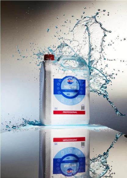 Nilco Nilglass Professional, H3 Glass & Mirror Cleaner, 5 L