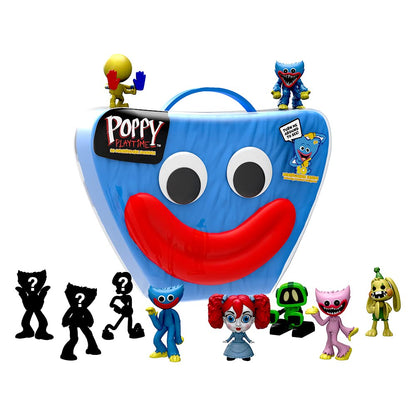 Poppy Playtime - Minifigure Collector Case Set Featuring Huggy Wuggy 10 Figures with Exclusives, Series 1