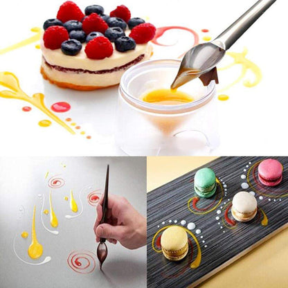 Tangoowal Culinary Specialty Tools,Professional Chef Plating Kit, 7 Piece, Stainless Steel