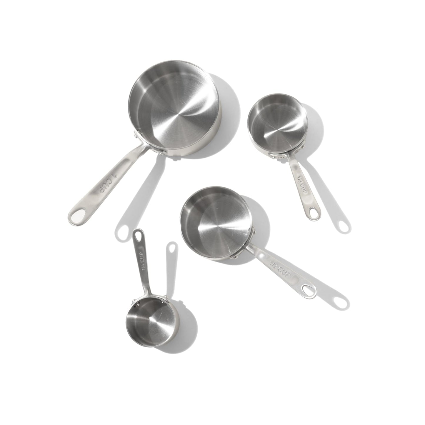 Made In Cookware - Measuring Cup Set - Stainless Steel - Stackable - Dishwasher Safe