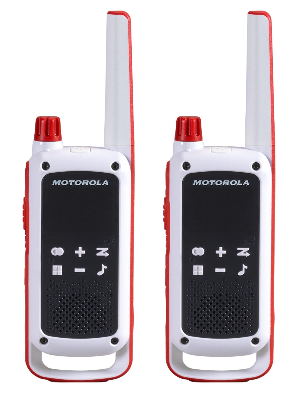 Motorola T470 Talkabout Two Way Radios, Long Range Emergency Rechargeable Waterproof Walkie Talkies 22 Channel, 35 Mile outdoor Black Yellow, 2 Pack