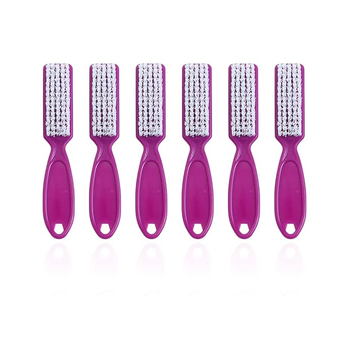 6Pcs Nail Brush for Cleaning Fingernails, Handle Grip Cleaning Brush for Nail