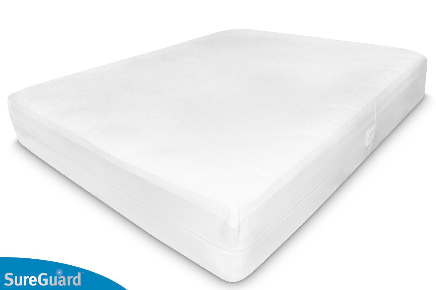 King (17-20 in. Deep) SureGuard Mattress Encasement - 100% Waterproof, Bed Bug Proof, Hypoallergenic - Premium Zippered Six-Sided Cover