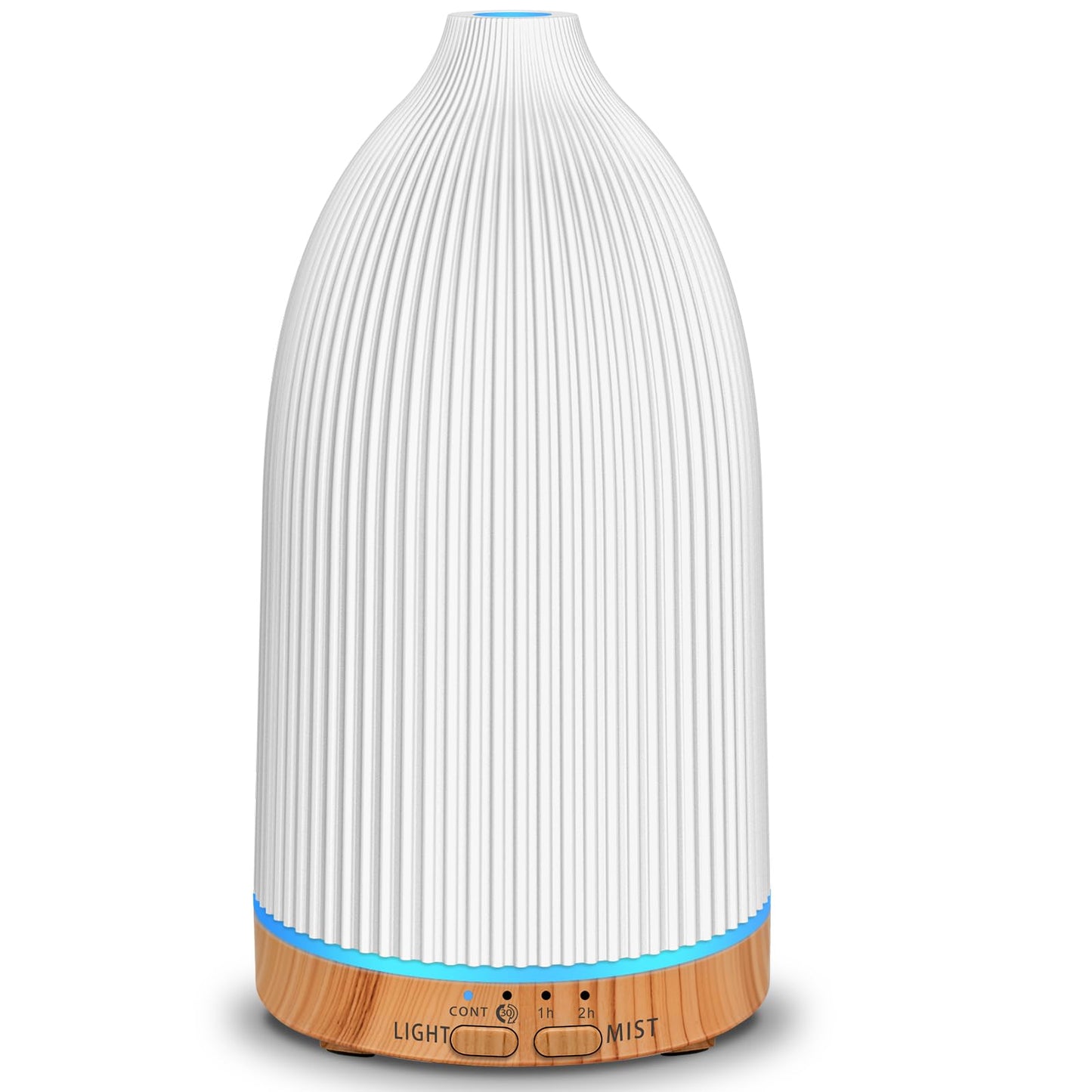 URPOWER 150ML Essential Oil Diffusers for Home, Ultrasonic Aromatherapy Diffuser with 7 Color Changing Lights, Timer & Auto Shut-Off, Scent Diffuser for Bedroom, Office, Yoga