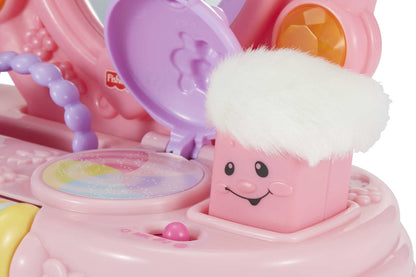 Fisher-Price Baby & Toddler Toy Laugh & Learn Magical Musical Mirror Pretend Vanity Set for Infants Ages 6+ Months (Amazon Exclusive)