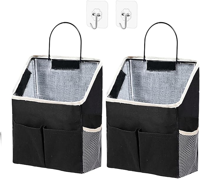 2pcs Wall Hanging Storage Bag, Wall Hanging Organizer Bags