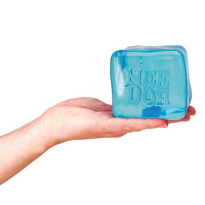 NeeDoh Niceberg - Large Squishy Ice Cube Fidget Toy For Kids, Nee Doh Stress Balls, Sensory Fidgets, Squidgy Toys For Anxiety Relief, Safe Non-Toxic Gel Texture, Age 3 Year Olds +
