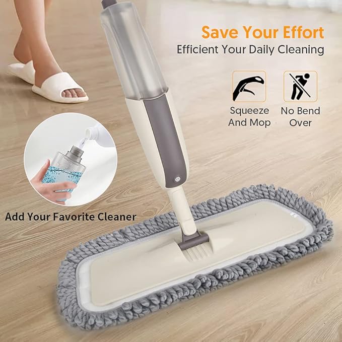 Spray Wet Mops for Hardwood Floor Cleaning