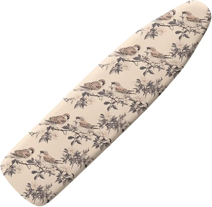 Sparrow Ironing Board Cover 54x15 inches, Forest Bird Standard Ironing Board