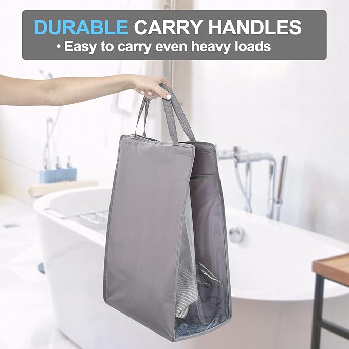 Fentec Hanging Laundry Hamper, Hanging Laundry Basket, Slim Laundry Hamper Bag