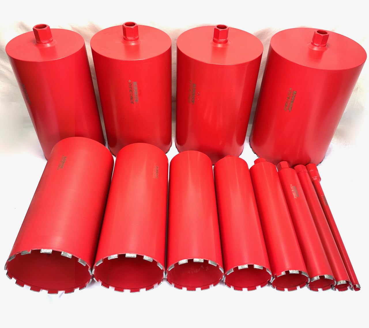 BLUEROCK 12Z1 LRBT/S Concrete Core Drill with Large Tilting Stand & 1"-12" Wet Diamond Bit Set PACKAGE DEAL