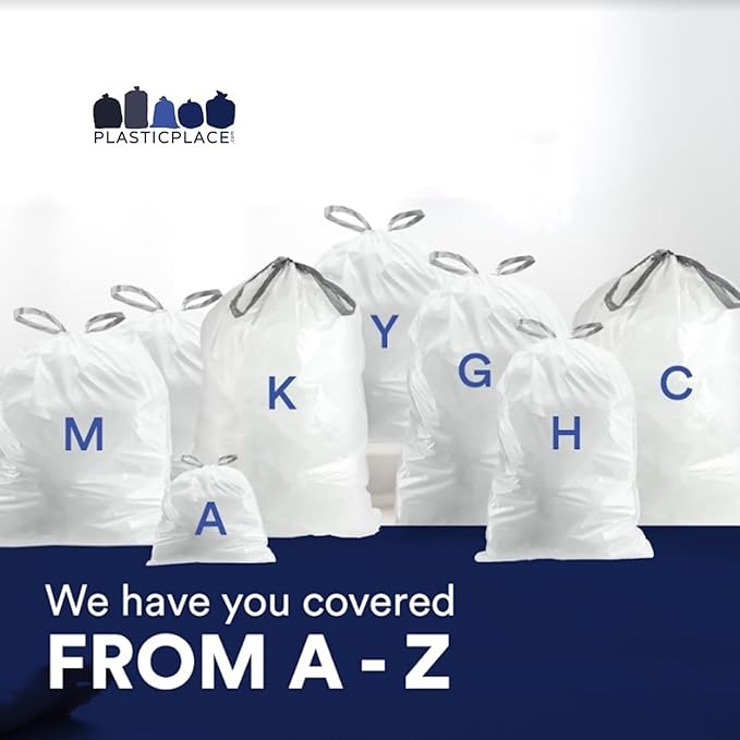 Plasticplace Custom Fit Trash Bags | Compatible