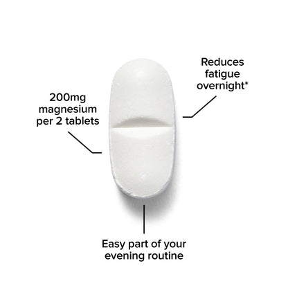 Bulk Magnesium Glycinate Bisglycinate Tablets, 500mg, 180 Tablets, High Absorption, Supports Muscle Function, Sleep, Bone Health and Energy, Vegan, Non-GMO, Gentle on Stomach, Packaging May Vary