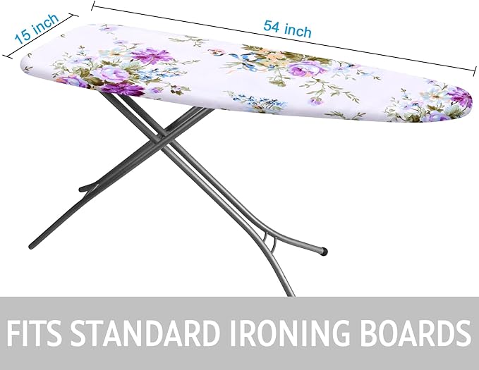 Ironing Board Cover and Pad 15x54 Inch Standard Ironing Board Cover
