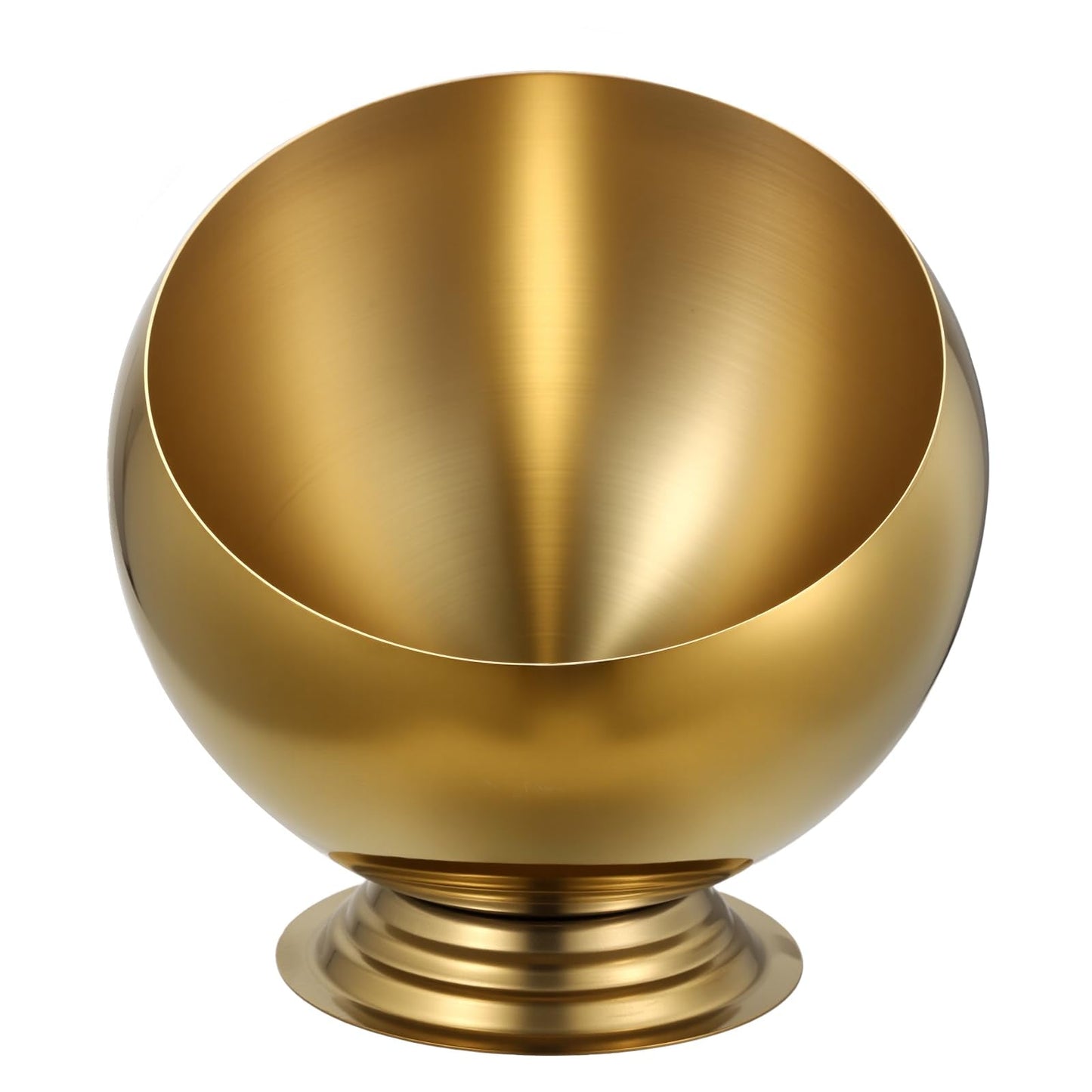 GUSHBIN Golden Key Bowl for Entryway Table Decorative Storage Dish Catch All Bowl for Fruit Coffee Pod Holder Centerpiece for Kitchen Home Decor