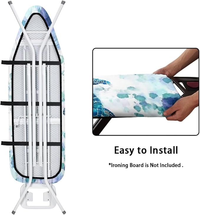 Boho Sea Turtle Ironing Board Cover and Pad Heat Resistance & Resist Scorching